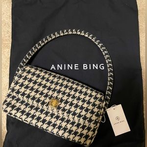 Anine Bing Nico Bag Houndstooth